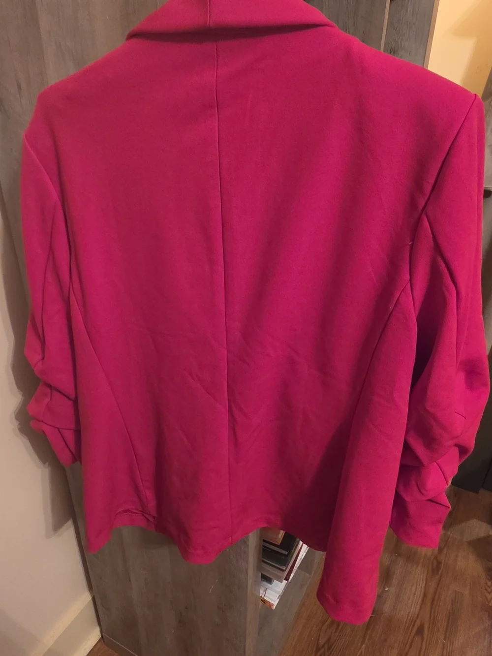 Cato Vibrant Red Open-Front Blazer & Pants